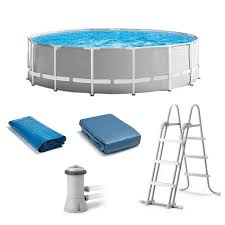 Intex 15 X 48 Prism Swimming Pool Set In 2020 Swimming Pools Intex Easy Set Pools