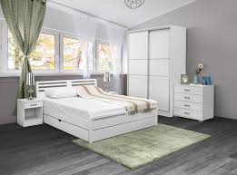 Kleiderschränke können sich zum einen in ihrem design unterscheiden: Schlafzimmer Komplett Set H Pontevedra 7 Teilig Teilmassiv Farbe Weiss