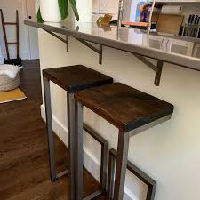 Height 13 40in 33 99cm And Wood Bar Stool Etsy In 2020 Wood Bar Stools Bar Stools Metal Wood Bar Stool