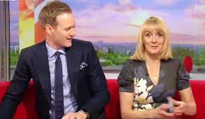 Could ni stars eamonn holmes or holly hamilton replace bbc breakfast's louise minchin? Bbc Breakfast Presenter Runs Off Set As Her Phone Goes Off Live On Air