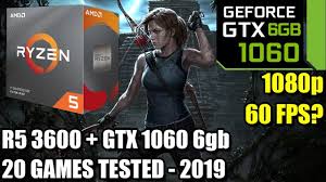 Msi Radeon Rx 470 Gaming X 4gb Vs Gtx 1060 Ryzen 5 3600 Paired With A Gtx 1060 6gb Enough For 60 Fps 20 Games Tested 1080p Benchmark Pc Youtube