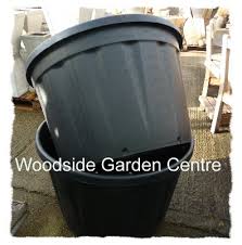 Extra Large Plastic Pot 230 Ltr Black Woodside Garden Centre Pots To Inspire