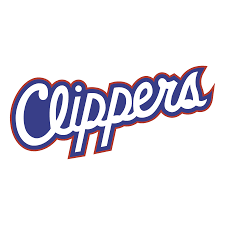 It is placed on top of a gold basketball. Los Angeles Clippers Logos Download