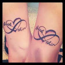 They are the minimal versions of name infinity tattoo designs are certainly not going out of fashion any soon. 45 Cool Infinity Tattoo Ideas 2017 Friend Tattoos Tattoos For Daughters Friendship Tattoos