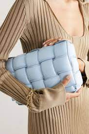 Light Blue Cassette Intrecciato Leather Shoulder Bag Bottega Veneta Net A Porter