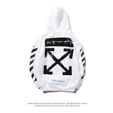 Black And White Supreme Hoodie Pin By Caleb Roth On Off White In 2020 White Sweatshirt Men Off White Hoodie Men Off White Clothing