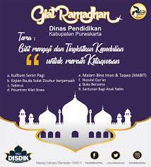 Aug 18, 2021 · blog yang berisi informasi pendidikan, kelengkapan perangkat mengajar, prota, promes, silabus, rpp. Giat Ramadhan 1440 H Dinas Pendidikan Kabupaten Purwakarta