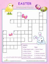 Wordmint.com has been visited by 10k+ users in the past month Easter Crossword Puzzle For Kids Worksheet Education Com