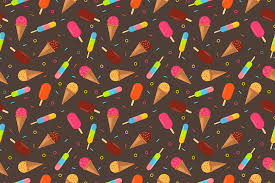 Seamless background with donut and ice cream glaze, confetti, waffle. Hd Wallpaper Background Ice Cream Color Wallpaper Flare