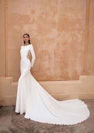 Unique lace long sleeves open back elegant wedding dress chiffon detachable train rustic bridal gowns. The 2020 Pronovias Collection Spotlight You Ll Want To Bookmark Ruffled