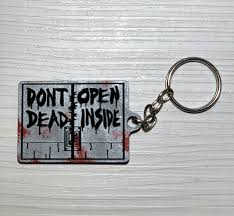 Chaveiro Artesanal The Walking Dead Don T Open Dead Inside Muzeez Shop O Marketplace Retro