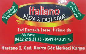Van In Reklam Platformu Firmanizi Beraber Tanitalim Pizza Hamburger Italiano Pizza Fast Food Hamburgerler Pizza Reklam