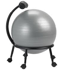 Gaiam Custom Fit Balance Yoga Ball Chair At Swimoutlet Com Free Shipping