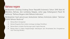 Bahasa indonesia adalah bahasa kebanggaan warga negara tanah ibu pertiwi yang menjadi bahasa resmi dan bahasa persatuan republik indonesia. Bahasa Indonesia Sebagai Identitas Bangsa