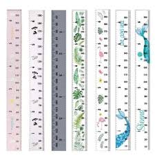 nordic wooden baby growth chart kids room wall hanging height measure ruler new ebay