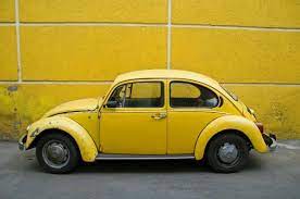 Yellow Bug By Skip Hunt Yellow Car Vw Bug Yellow