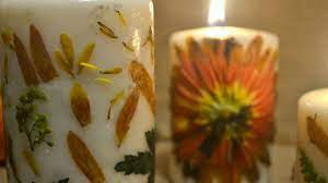 Learn about candle wax varieties in the overview below. Diy Pressed Flowers Candle Easy Youtube