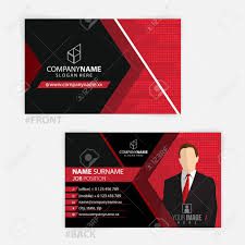 Business card size in pixels: Red And Black Business Cards Design Standard Sizes Modern Design Royalty Free Cliparts Vectors And Stock Illustration Image 147646805