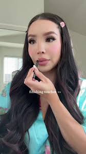 the best part 🎀🩷 #makeupfinishingtouches #makeuproutine #fyp