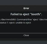 Eject error trying to safely remove SD cards (/dev/mmc*) in ...