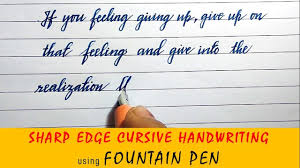Check spelling or type a new query. Sharp Edge Cursive Handwriting Styles Sharp Edge Handwriting 02 Youtube