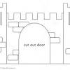 Cut out the designated lines of the template. 3