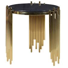 Pin By Zia Hansen On Table Design Contemporary End Tables Side Table Gold Side Table