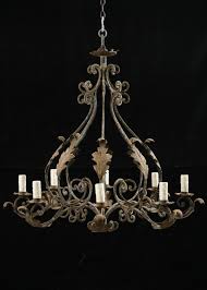 Italian Antique Wrought Iron 8 Light Chandelier 1stdibs Com Antique Chandelier Iron Lighting Antique Lighting