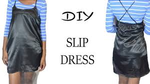 Slip dresses are a stunning essential and so easy to dress up or down. Diy Slip Dress