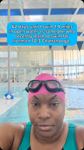 Time is ticking but I’ve paid waaaay too much money for this triathlon so  I’m back in the pool to perfect this swim. I’ll be swimming 1.4 miles in  open water in 62 days 😳🤣😂🤪