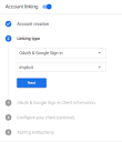 Account linking with OAuth-based Google Sign-in "Streamlined ...