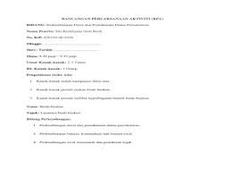 Perkembangan bahasa, komunikasi dan literasi awal 3. Rancangan Perlaksanaan Aktiviti Pdf Document