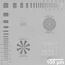 new designed test chart for microand nano focus x ray source