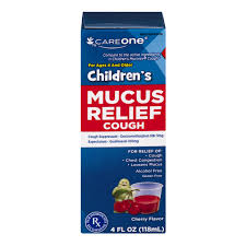 Careone Childrens Muscus Relief Cherry Flavor Ages 4 12