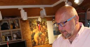 Metall trifft Farbe“: Roger Graff in der Galerie an der alten Schmiede