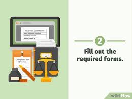 Most people going through a divorce choose to have a lawyer represent them because it is a formal legal process that can be confusing. How To File For A Divorce In Ohio With Pictures Wikihow