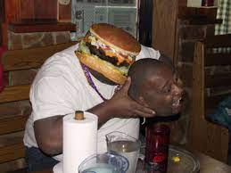 That video, attempting to eat 30 burgers at in n out, does exactly what it promises. I Am The Burger Face Swap Know Your Meme