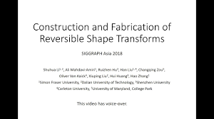 The voting was held on 15 august and three of the eighteen nominees were not approved by the majlis, those proposed to head the ministries of education, science, research and technology; Construction And Fabrication Of Reversible Shape Transforms Youtube