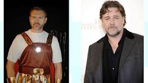 Midlands man enjoys high life after being mistaken for Russell Crowe