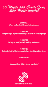 20 Minute 200 Calorie Burn Stair Master Workout A Lacey Perspective Dc Fashion Blog Calorie Workout Stairmaster Workout 200 Calorie Workout