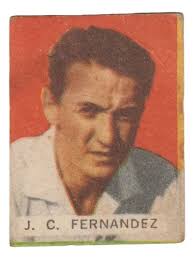 1965 Uruguay Futbol Nacional Figurita Julio Cesar Fernandez