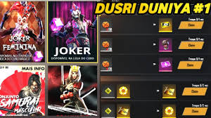 Garena free fire characters aren't just cosmetic in nature, as each of them features a specific special survival ability that can completely change your approach in battle. Dusri Duniya 1 Free Fire New Event Get Joker Bundle In Magic Cube And More Event Youtube