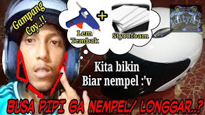 Tutorial Cara Merubah Ukuran Helm Yang Longgar