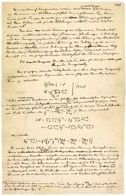A Manuscript Page Of Albert Einstein S Paper On The General Theory Of Relativity With Corrections By The Physics And Mathematics Einstein Theoretical Physics