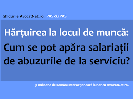 65 din 16 aprilie 1997, în temeiul art. Hartuirea La Locul De Munca Cum Se Pot Apara Salariatii De Abuzurile De La Serviciu Ètiri BotoÈani Actualitate Stiri Botosani Ro