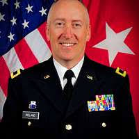 Brig. Gen. Jeffrey E. Ireland receives the general