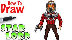 It doesn't have to be perfect. How To Draw Star Lord Guardians Of The Galaxy Youtube