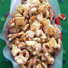 Blizzard Blitz Party Mix Party Mix Recipe Easy Snacks Recipes