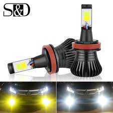 Vanssi Psx24w 2504 Led Fog Light Bulbs Drl Lamp Pack Of Two Bulbs 5500 6000k Super Bright White Body Paint Body Trim