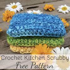 Crochet Kitchen Scrubby Pattern Quick And Easy Pattern For Beginners Crochet Scrubbies Crochet Kitchen Crochet Crafts
